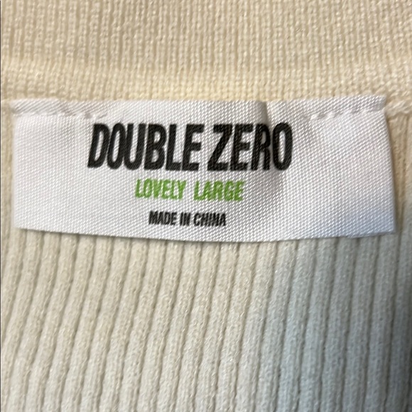 Double Zero Cream and Red Striped Tank Top - Picture 5 of 6